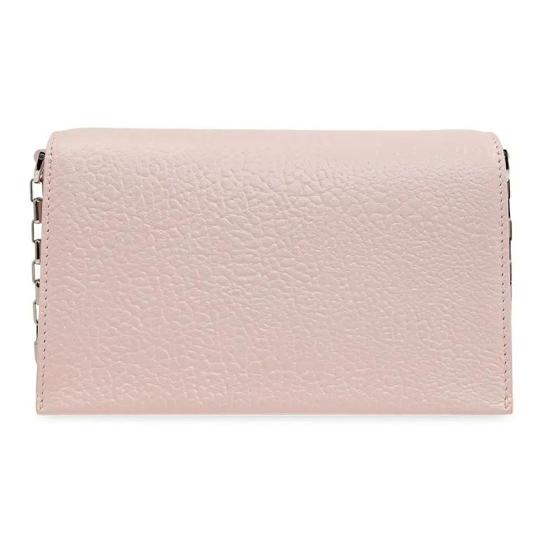 Alexander McQueen T Bar Lambskin Clutches Shoulder Bags Mini Women's Pink-2