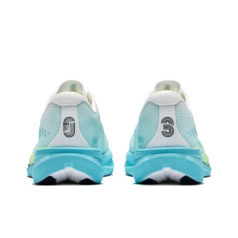 Erke Extreme Wind 3.0 Running Shoes Men Low Top Microcrystalline White Light Aqua Blue-3