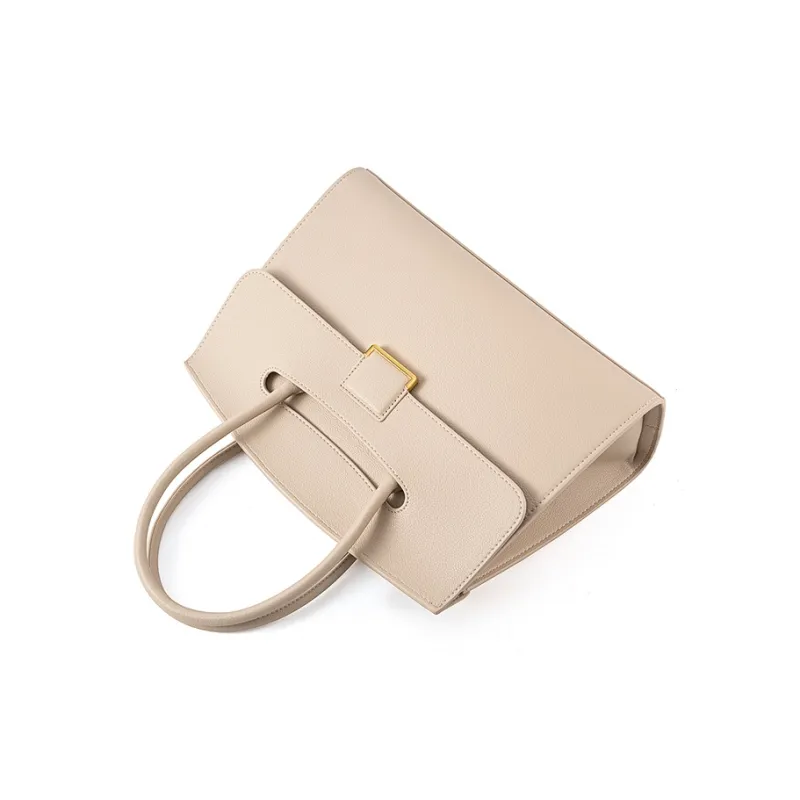 Vigno Synthetic Leather Handbag, One Shoulder Strap Women's Too White Gray-2
