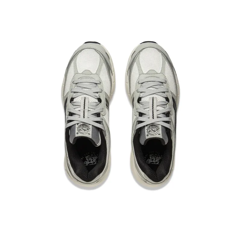 LiNing Pentium P1000 Anti-Slip Wear-Resistant Low-Top Running Shoes Women's Gray White-3