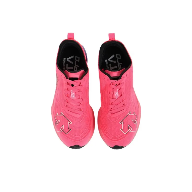 DESCENTE Anti Slip Wear Resistant Low Top Running Shoes Men's Pink-3