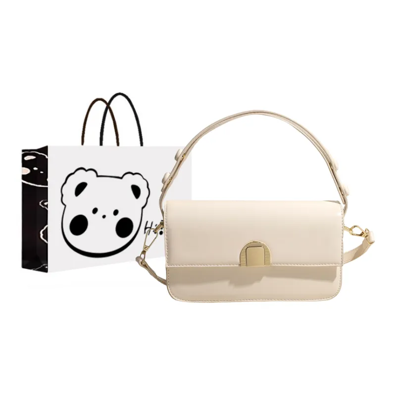 NX DOUGHNUT PU One Shoulder Handbags Regular Women's White/Black/Khaki/Coffee-0