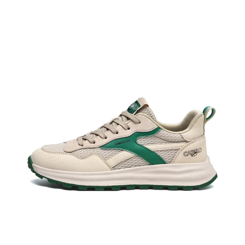 CARTELO Cushioning Height Increase Low Top Casual Shoes Men's-5