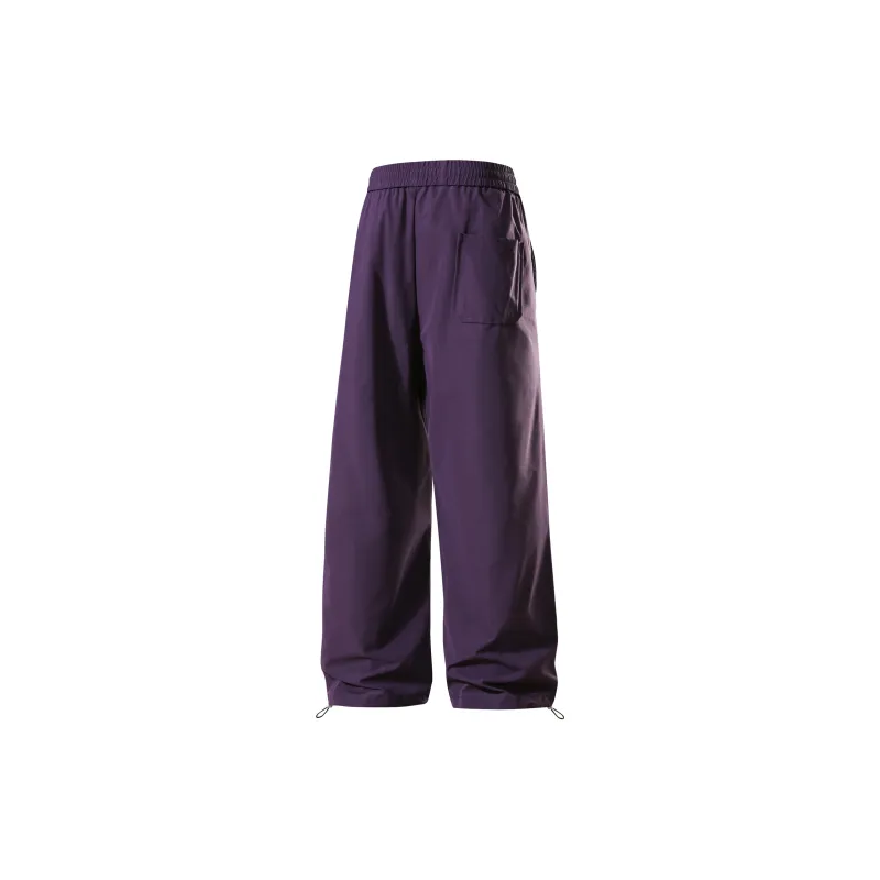 SWAMP AREA Cargo Pants Unisex Black-6