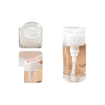 JINGLINGLONG Push Button Travel Portable Cleansing Oil Toner Cosmetics Empty Bottle With Large Capacity 100ML