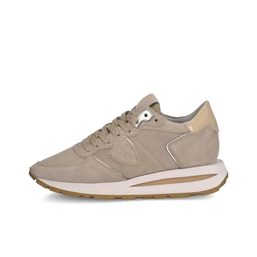 PHILIPPE MODEL Tropez Haute Wear Resistant Low Top Casual Shoes Women's Umber