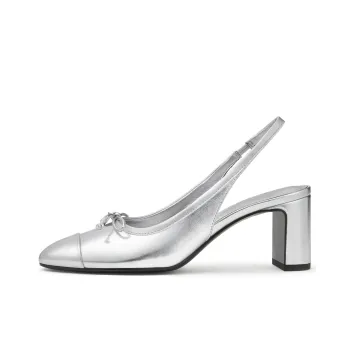 CHARLES&KEITH Small CK Chunky Heel High Heels 6.7cm Women's Multicolor