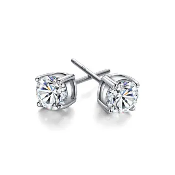 LOVE WHEEL S925 Silver Stud Earrings Women's