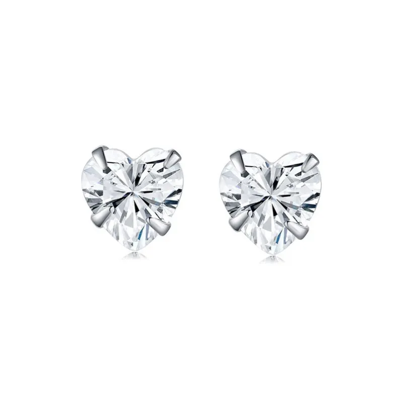 LOVE WHEEL S 990 Silver Stud Earrings Women's-0
