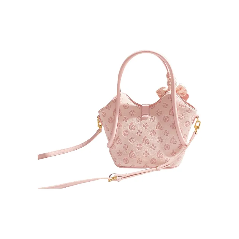 Jade En Plus PU Crossbody Handbag Women's Girly Pink-6
