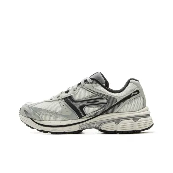 LiNing Pentium P1000 Anti Slip Wear Resistant Low Top Running Shoes Women's Gray White