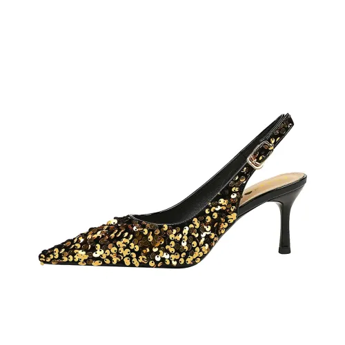 QITUMAUL Slim Heel High Heels 7.5cm Women's