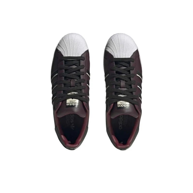 Superstar Adidas Originals 'Shadow Maroon Black'-2