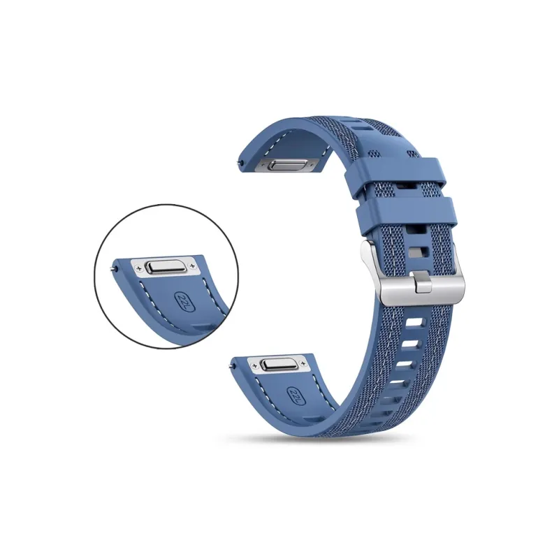 Watchbond Huawei Compatibility Watch Band 240mm Nylon, Silicone Material-3