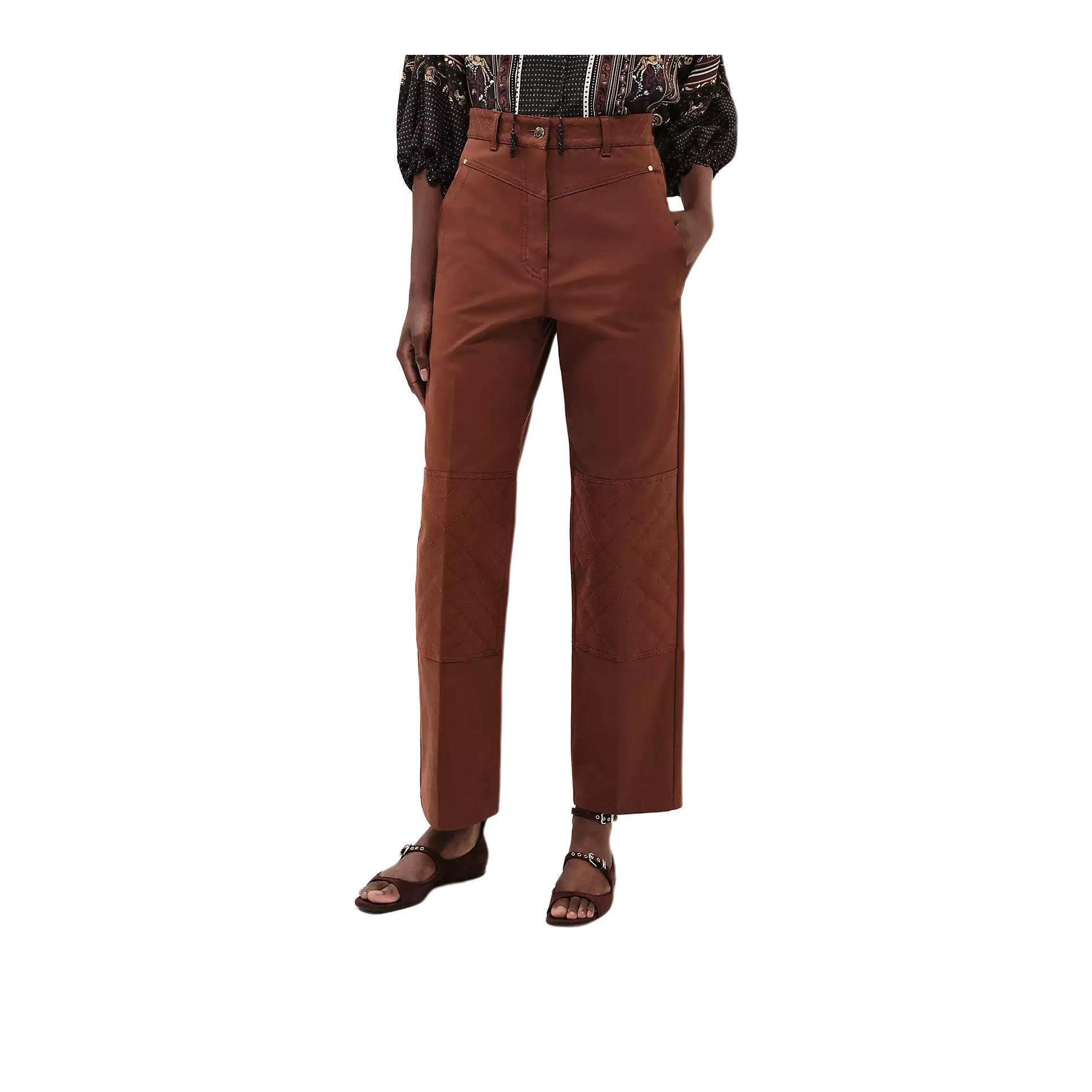 Hermes Brown Pants on Sale & Authentic - POIZON