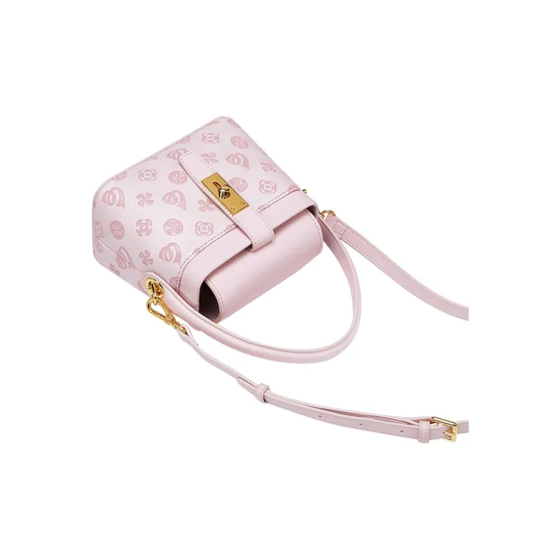 Jade En Plus PU Crossbody Bag Regular Women's Girly Pink/Ecru-3