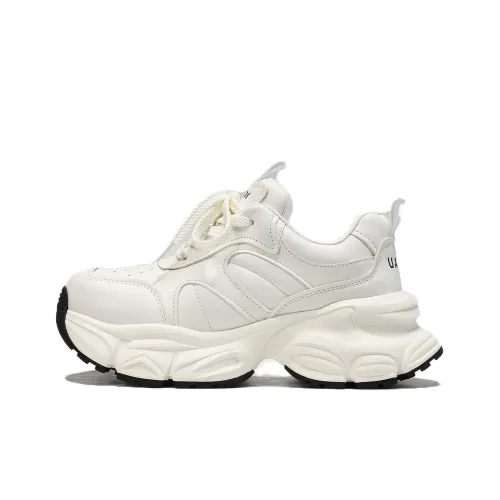 UanDi Anti Slip And Wear Resistant Height Increasing Low Top Chunky Sneakers Women's