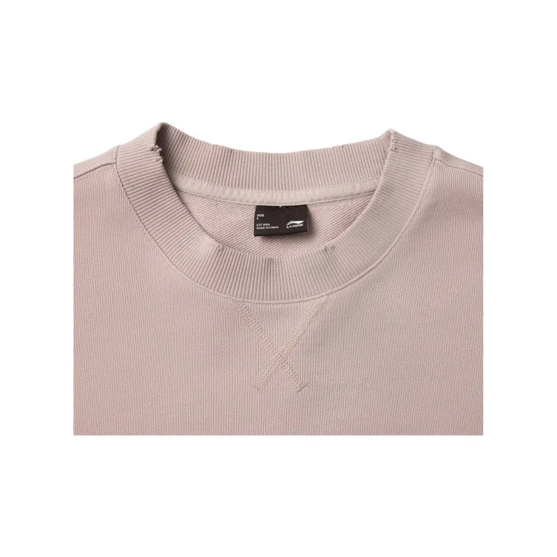 LiNing Sports Life Collection Sweatshirt Unisex Bark Umber-2