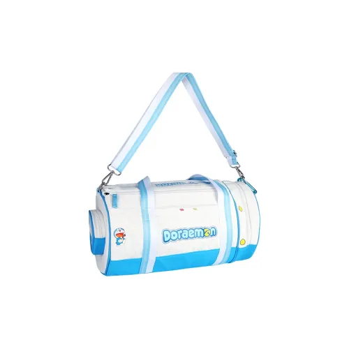 VICTOR Doraemon Doraemon Collaboration Polyester One Shoulder Travel Bag Unisex White & Blue