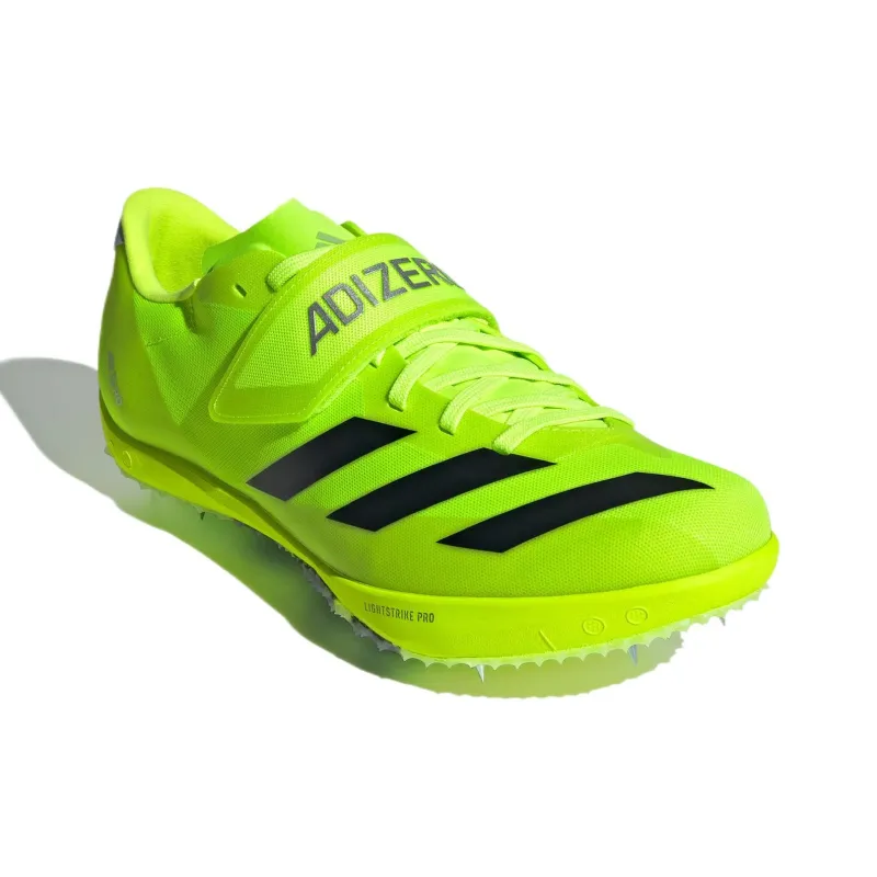 Adidas Adizero Hj Track And Field Lucid Lemon Core Black Silver Metallic-2