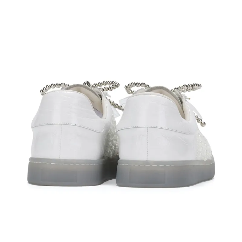 GG-CC Slip-Resistant Low-Top Skateboard Shoes Women's-11