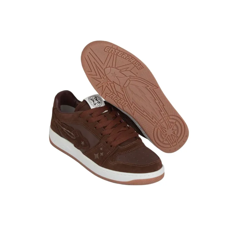 ENTERPRISE JAPAN Rocket Low Top Skateboard Shoes Men's Umber-4