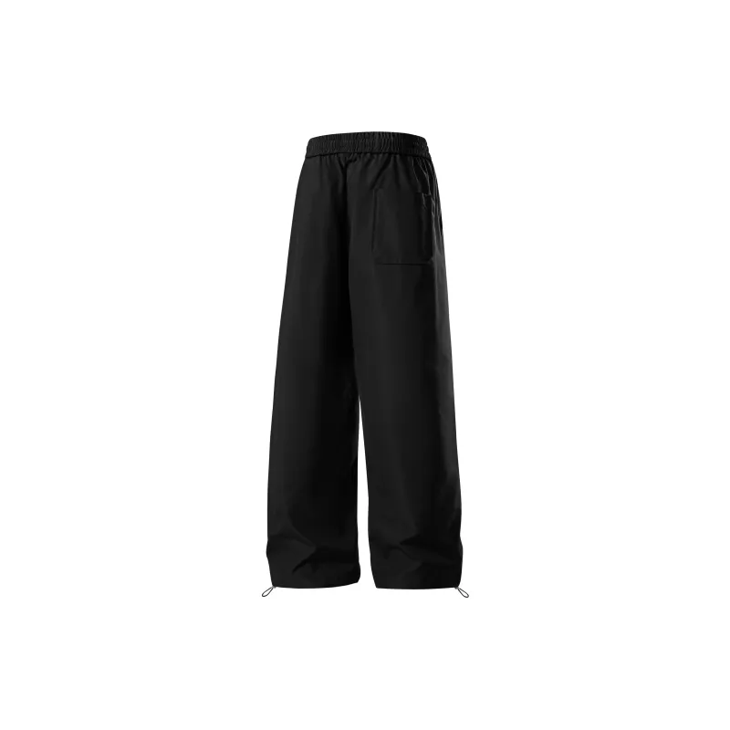 SWAMP AREA Cargo Pants Unisex Black-1