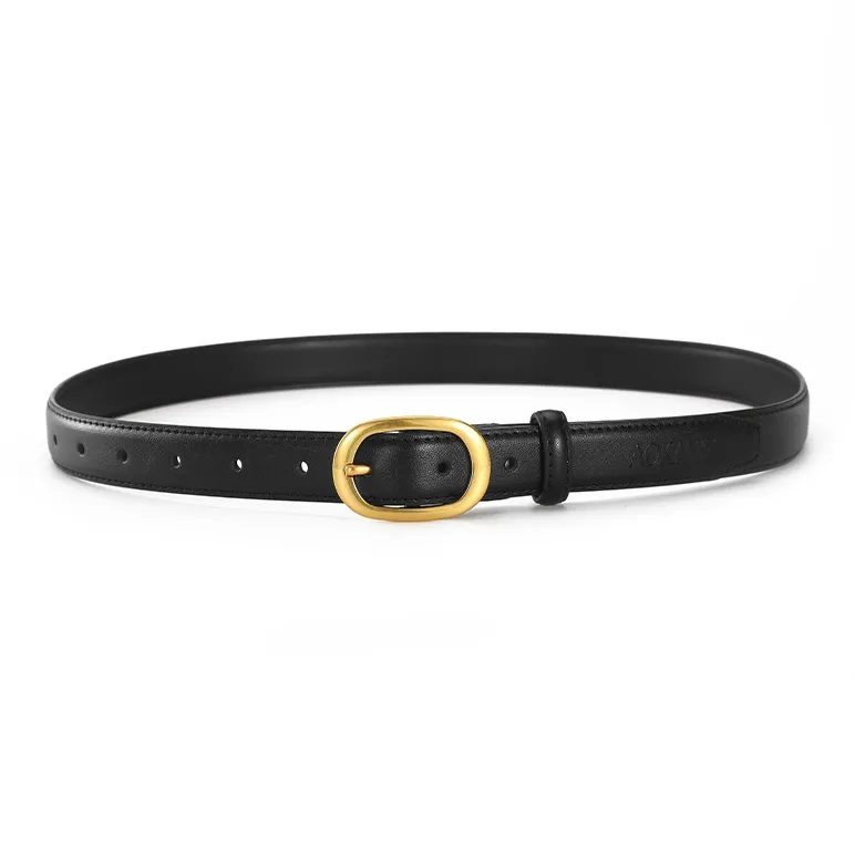 AOKANG Split Cow Leather Cow Split Leather Belts Women's 2.4cm-3