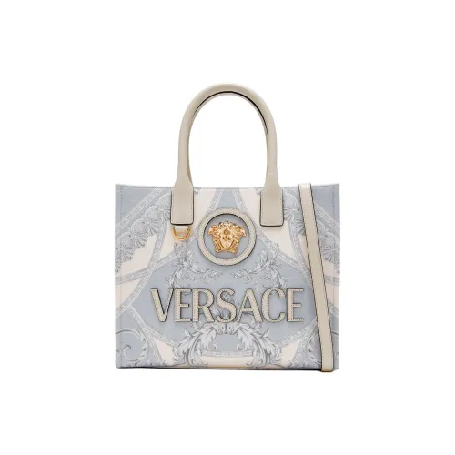 FANSIZHE Canvas Neoprene Bag Shopping Bag Shoulder Bag Crossbody Bag Handbag Small Size Women's Light Blue