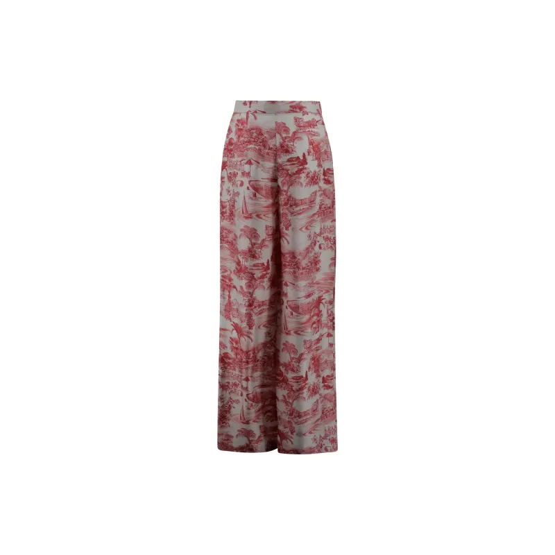 MaxMara Studio Zeus All Over Printed Trousers-1