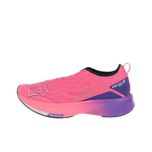 DESCENTE Anti Slip Wear Resistant Low Top Running Shoes Men's Pink