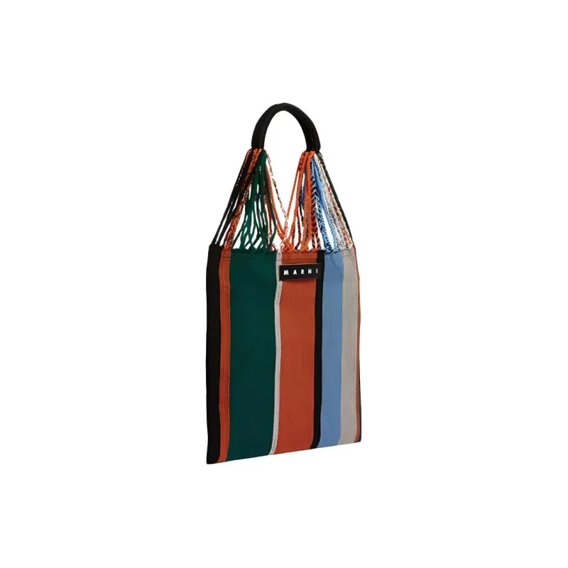 MARNI Fabric Hammock Bag Handbag Small Size Women's Orange-1