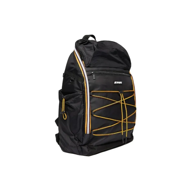 K-WAY Nylon Backpack Men's Black-1