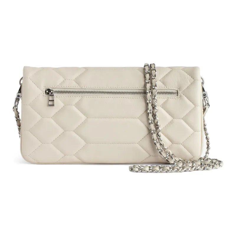 Zadig & Voltaire Rock Quilted Leather Clutch Bag-2
