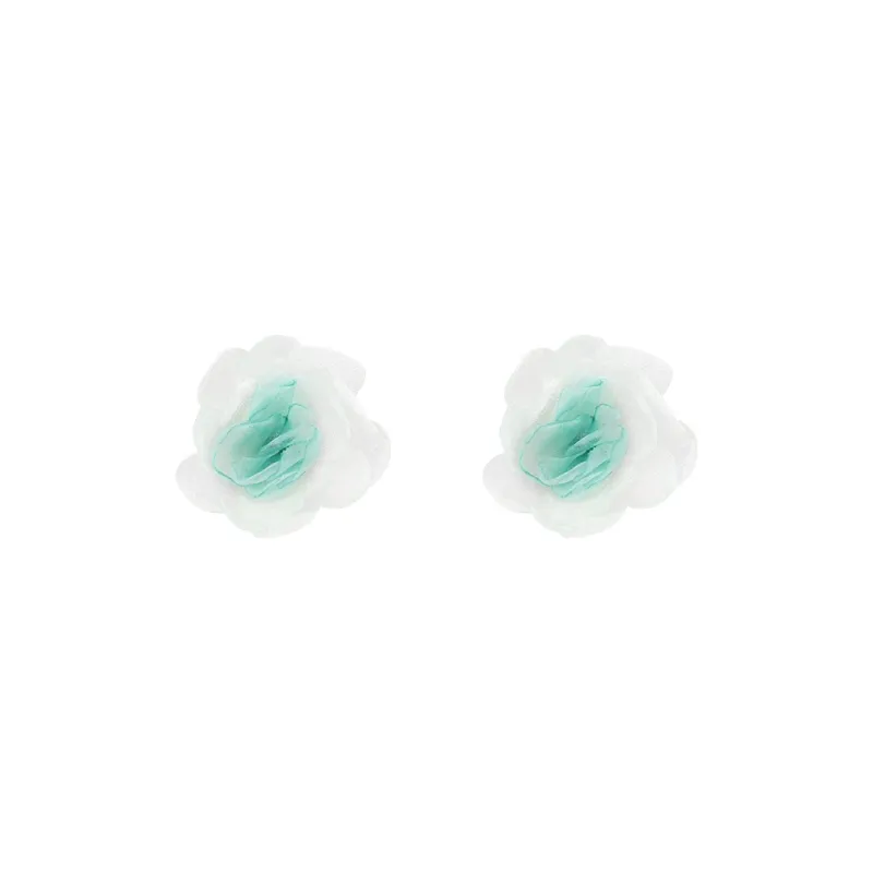 Peach Tea 925 Sterling Silver Stud Earrings Women's-3
