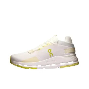 On Cloudnova 2 Anti Slip Wear Resistant Low Top Running Shoes Men's White