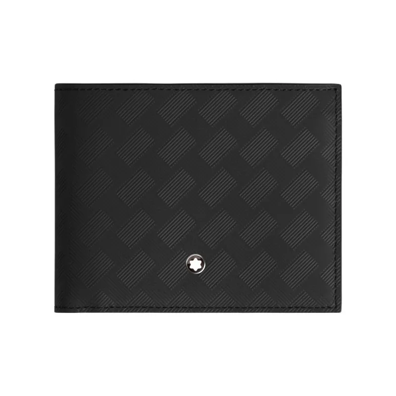 MONTBLANC Full Grain Cow Leather Wallet Men's Classic Black & Lime Green-0