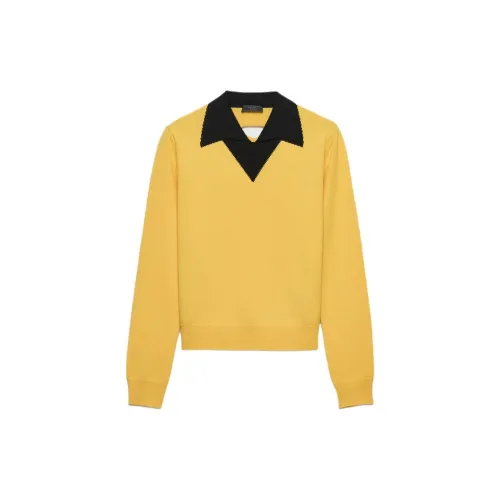 PRADA Sweaters Men Yellow