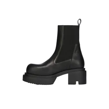 RICK OWENS/RO Bogun Short Chelsea Boots Women's Black