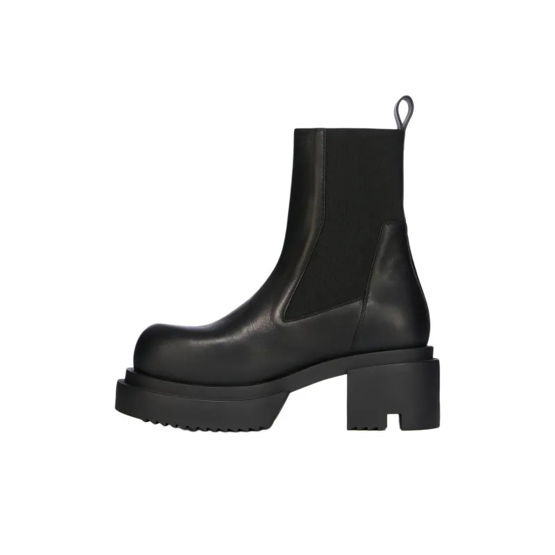 RICK OWENS/RO Bogun Short Chelsea Boots Women's Black-0