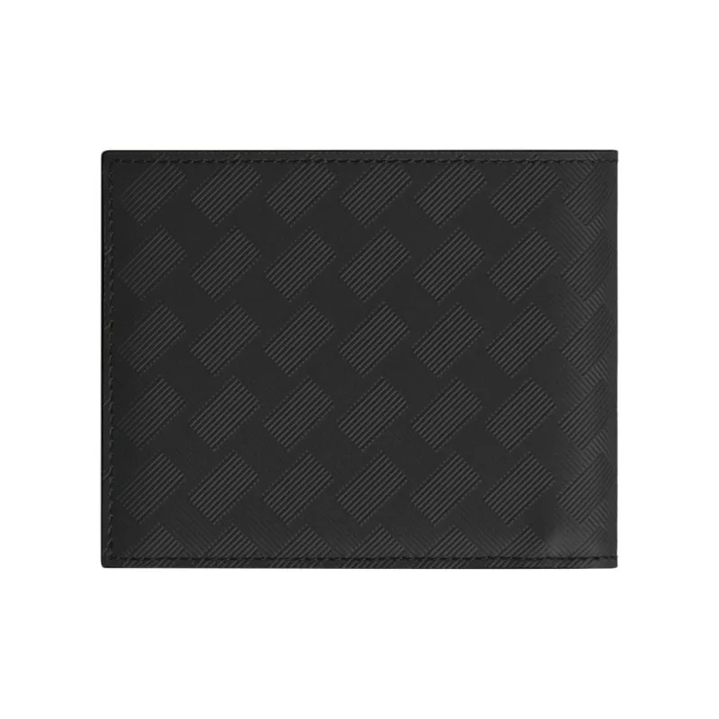 MONTBLANC Full Grain Cow Leather Wallet Men's Classic Black & Lime Green-1