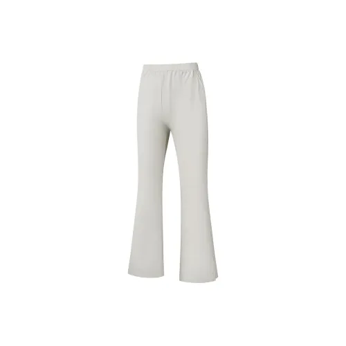 QIAODAN Knitted Sports Pants Women's Snowflake Gray