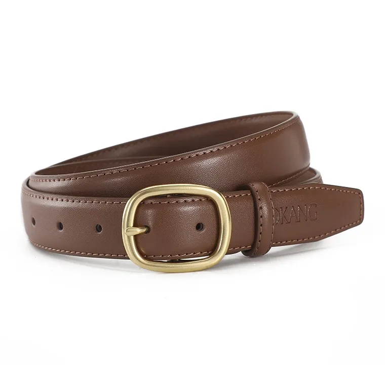 AOKANG Split Cow Leather Belts Women's 2.8cm-7
