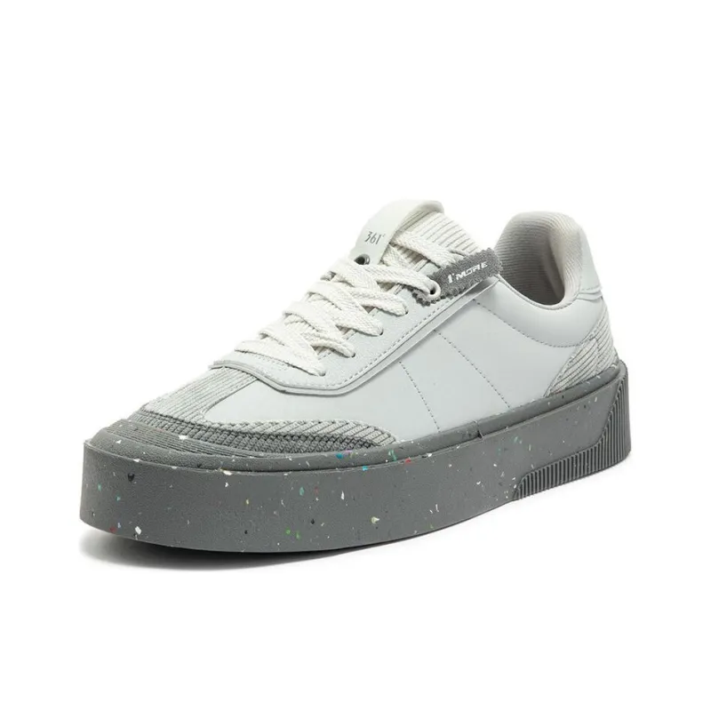 361° Dune Series Abrasion Resistant Slip Resistant Low Top Skateboard Shoes Men's Gray-1
