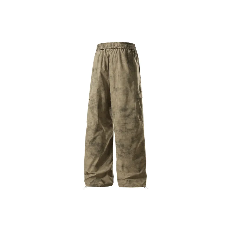 SWAMP AREA Cargo Pants Unisex Black-16
