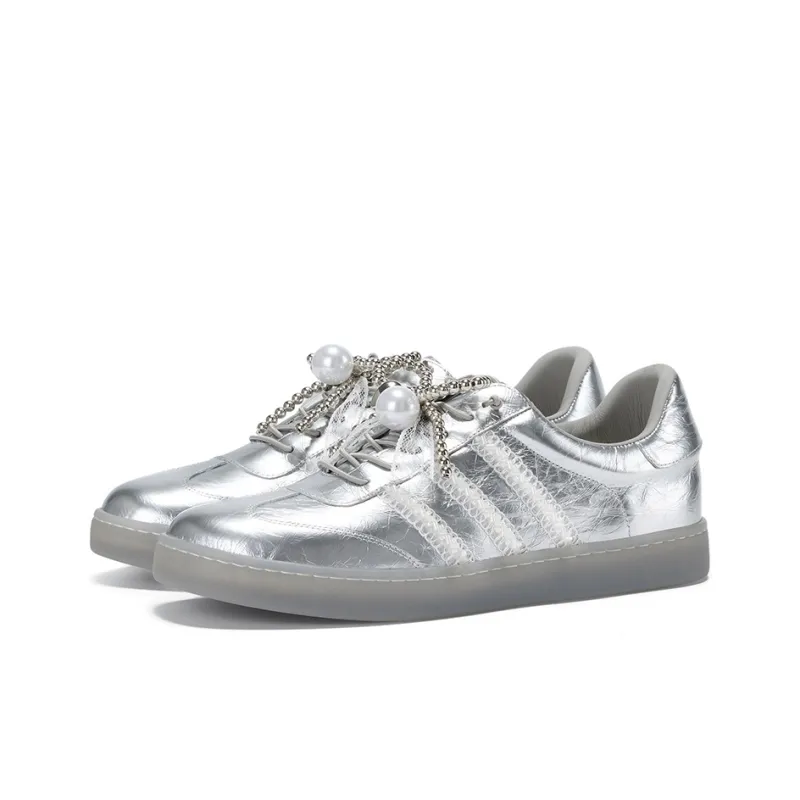 GG-CC Slip-Resistant Low-Top Skateboard Shoes Women's-2