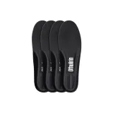 [2 Pack Black]Sports Shock Absorbers-Moisture-Wicking Odor-Resistant