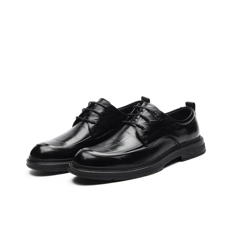 AOKANG Dress Shoes Men Low Top None-5