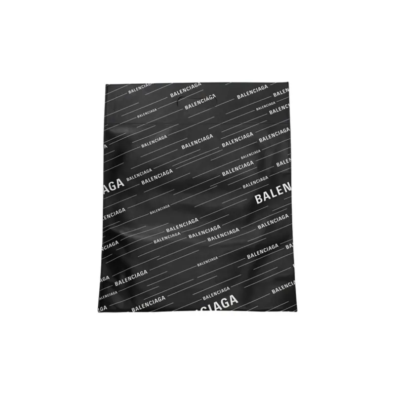 Balenciaga Leather Handbag Men's Black/White-0