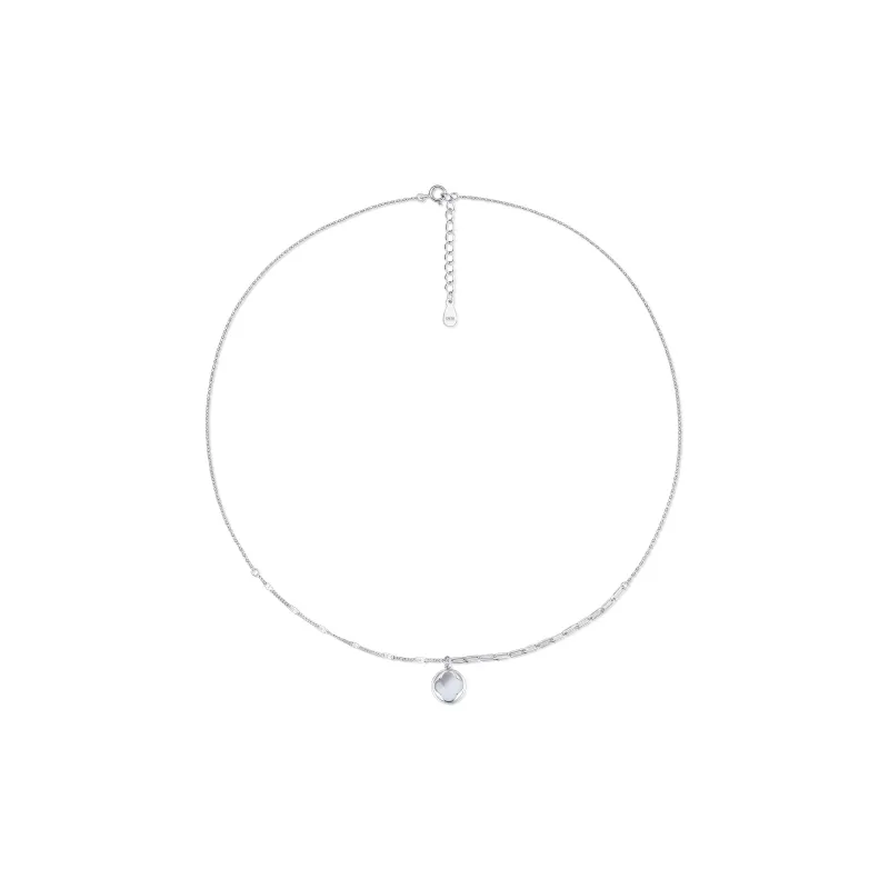 CLARKIA FLOWER Glass Cat Eye Necklaces Women's-1